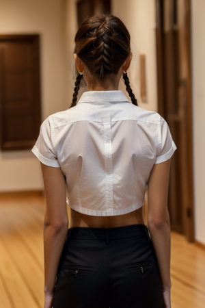 makima, braided ponytail