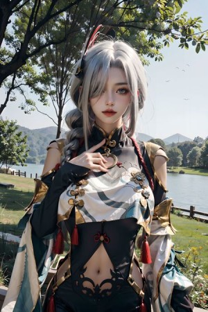 Shenhe: Genshin Impact Cosplayers