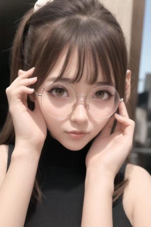 Thin round glasses