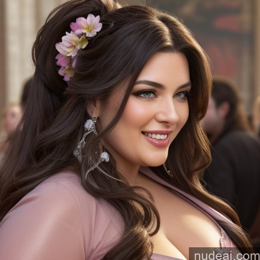 related ai porn images free for Two Chubby Busty Long Hair 60s 70s Laughing Skin Detail (beta) Soft + Warm Vintage Dress Cleavage Detailed