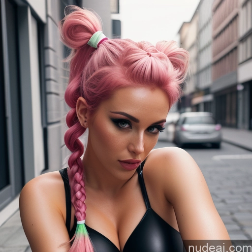 related ai porn images free for Woman Ponytail Detailed Bright Lighting Pink Hair Skin Detail (beta) Close-up View Perfect Boobs High Socks 20s German Pigtails Braided Film Photo Spreading Legs Nude