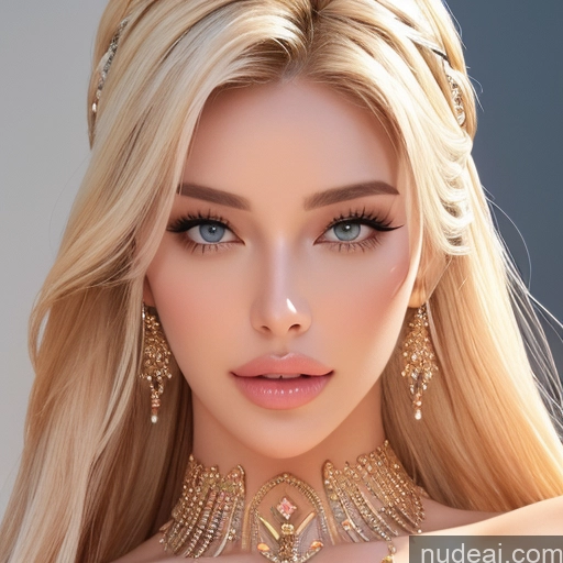 related ai porn images free for Bimbo Several Huge Boobs Busty 30s Pouting Lips Blonde Straight Brazilian Scandinavian Soft + Warm Desert Front View T-pose Nude Gold Jewelry Detailed