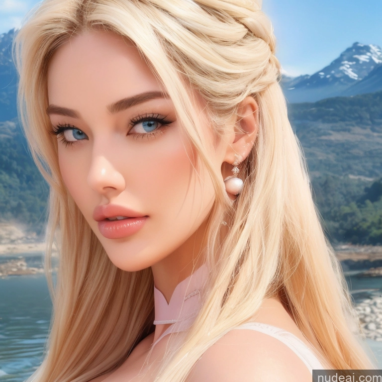 related ai porn images free for Bimbo Several Huge Boobs Busty 30s Pouting Lips Blonde Straight Brazilian Scandinavian Soft + Warm Front View T-pose Nude Detailed Mountains Lake Meadow Side View Two