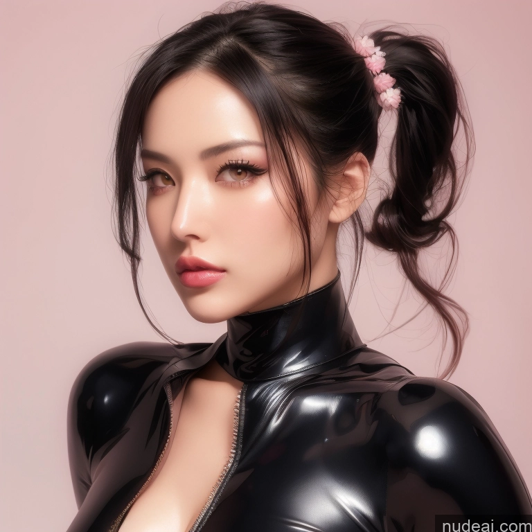 Asian Pigtails Goth Detailed Jewelry Skin Detail (beta)