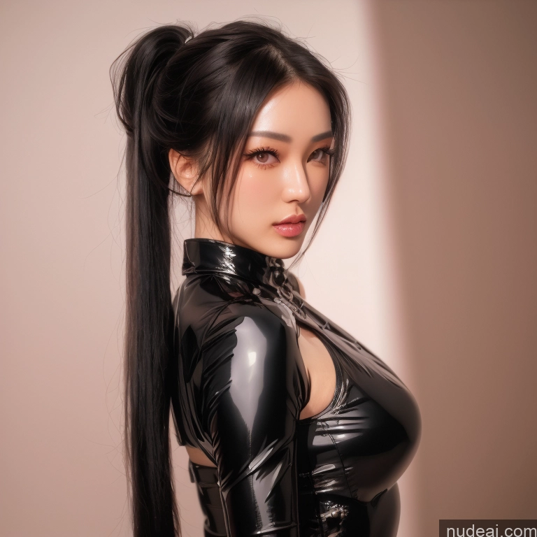 Asian Pigtails Goth Detailed Jewelry Skin Detail (beta) Perfect Boobs Beautiful Small Ass