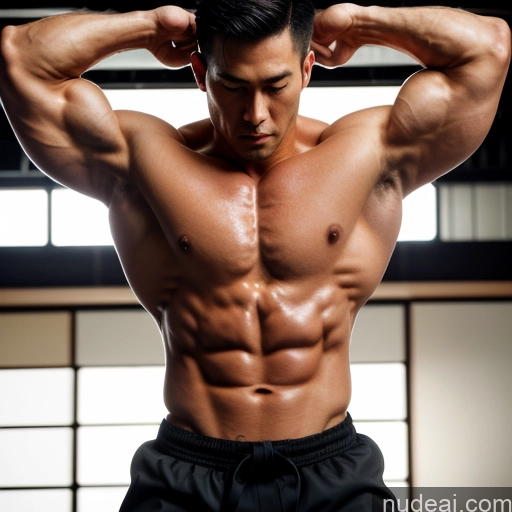 related ai porn images free for Japanese Martial Arts Athlete Muscular Abs