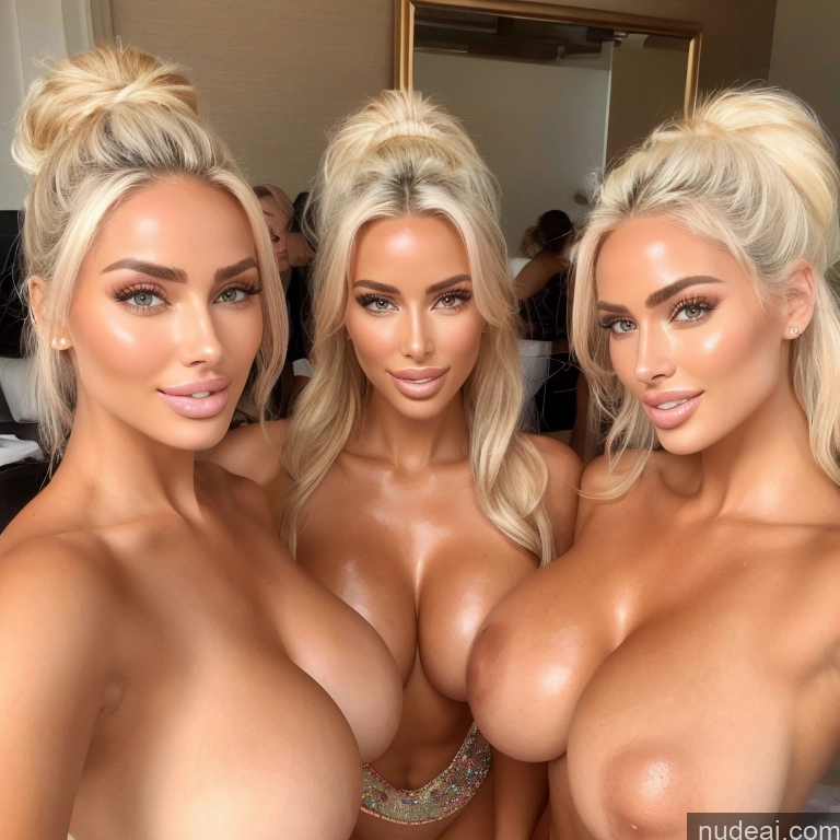 related ai porn images free for Bimbo Two Happy Mirror Selfie Several Nude Topless Tanned Skin Hot Tub Back View Huge Boobs 40s