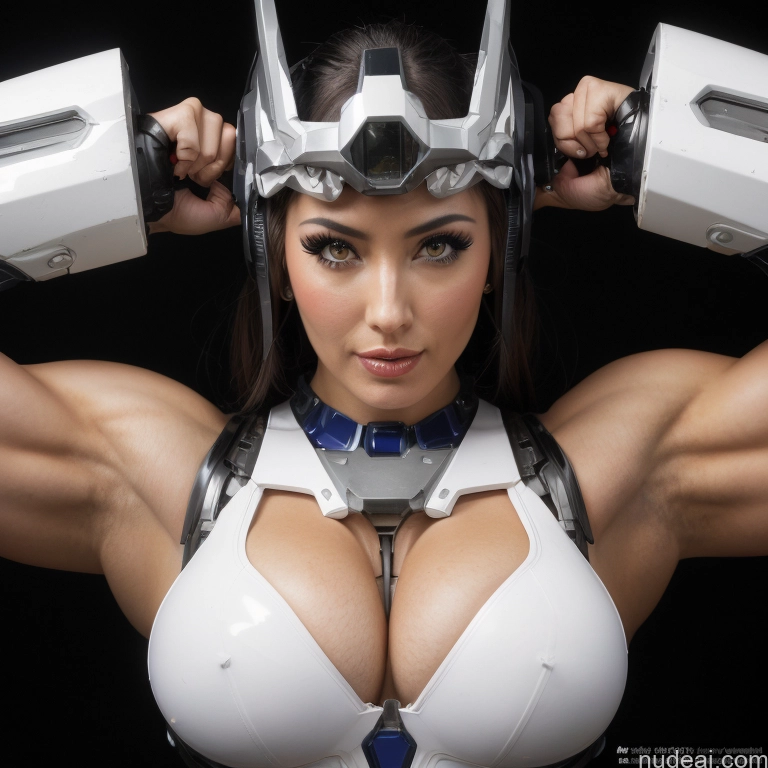 related ai porn images free for SuperMecha: A-Mecha Musume A素体机娘 Woman Bodybuilder Busty Front View Angel