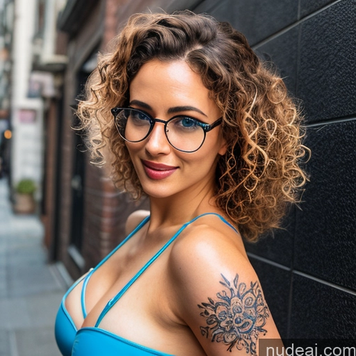 related ai porn images free for Woman One Perfect Boobs Glasses Tattoos Curly Hair Perfect Body 20s Happy Black Hair White Cafe Front View Bright Lighting Topless Cooking Nude