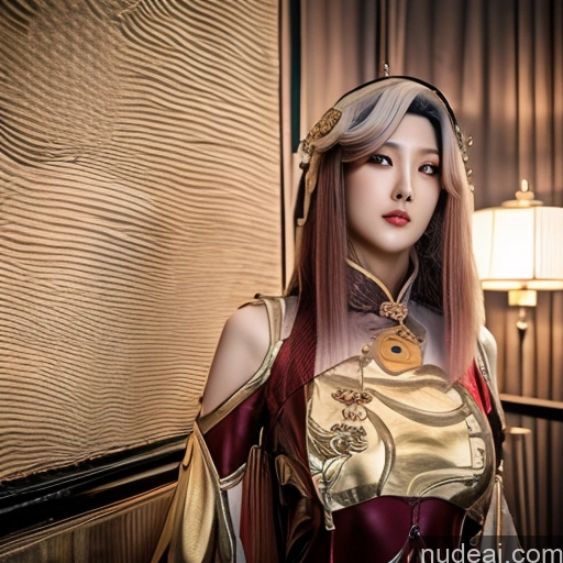 MuQingQing Akane Girl Shenhe: Genshin Impact Cosplayers