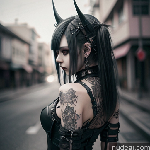 ai nude image of pics of Gothic Punk Girl Succubus