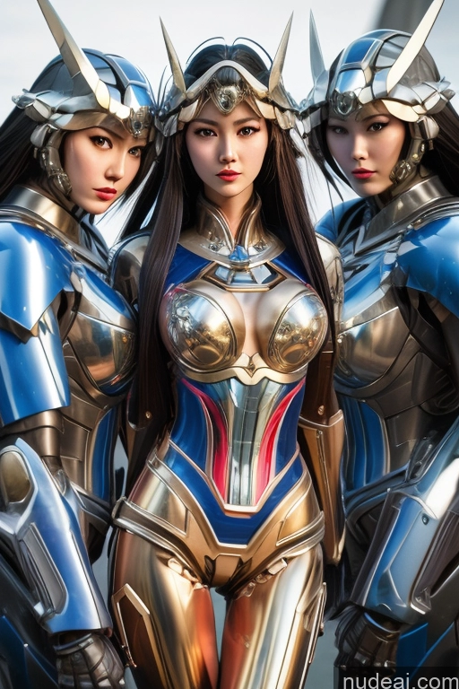 related ai porn images free for MuQingQing 1girl SuperMecha: A-Mecha Musume A素体机娘 Blue Hair