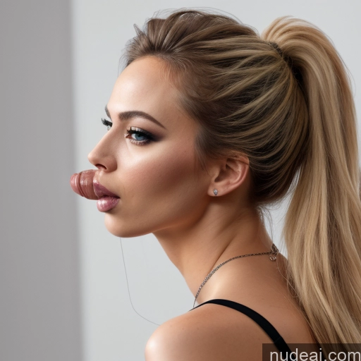 related ai porn images free for Small Tits Beautiful Skinny Small Ass Blonde 18 Fellatio (Side View) Woman, Sucking A Cock