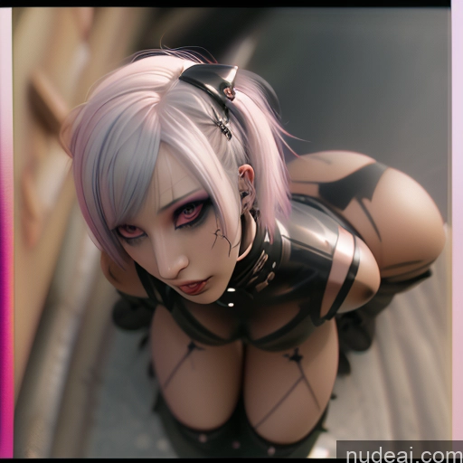 related ai porn images free for Huge Boobs Gothic Punk Girl Rainbow Haired Girl Close-up View Licking My Dick Piercing Tongue Bra Pull Down