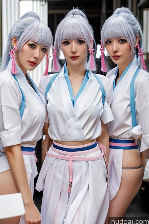 Hayatedol, 1girl Nude Ayaka Kendo Uniform: Genshin Impact Cosplayers