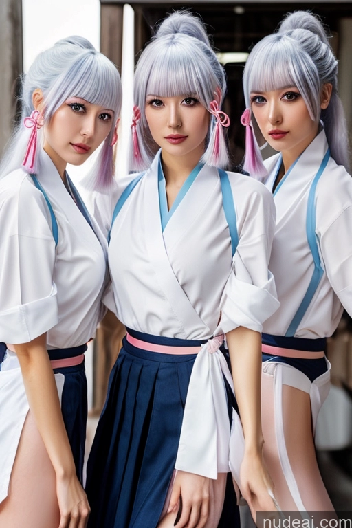 Hayatedol, 1girl Nude Ayaka Kendo Uniform: Genshin Impact Cosplayers