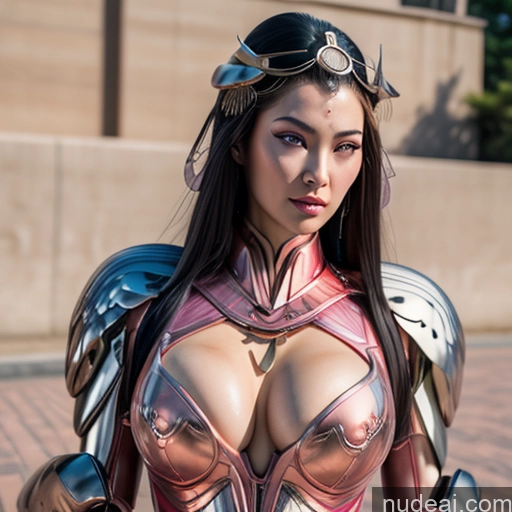 ai nude image of pics of MuQingQing Perfect Boobs Close-up View ARC: A-Mecha Musume A素体机娘 Mech Suit