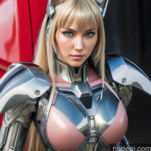 ai nude image of pics of SuperMecha: A-Mecha Musume A素体机娘 Nude Blonde