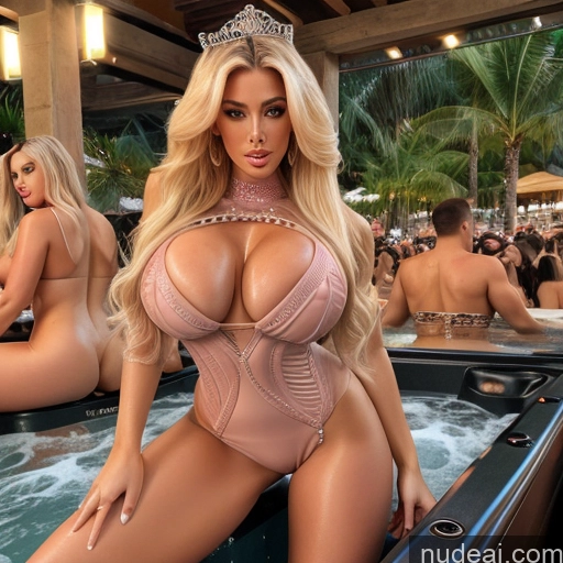 related ai porn images free for Full Frontal Two Busty Huge Boobs Bimbo Hot Tub Several Nude Cleavage Topless Partially Nude Model Miss Universe Model