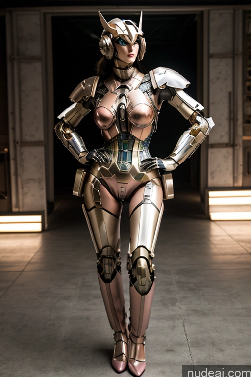 ai nude image of pics of Nude SuperMecha: A-Mecha Musume A素体机娘 A1: A-Mecha Musume A素体机娘 Mech Suit Fantasy Armor Steampunk Superhero Sci-fi Armor Haute Couture V4