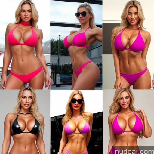 related ai porn images free for Busty Huge Boobs Muscular Tall Perfect Body Tanned Skin Beautiful Sunglasses Pubic Hair 40s Seductive Ponytail Scandinavian Illustration Front View Side View T-pose Cleavage Yoga Pants Jewelry Choker Detailed Blonde Brunette Two Several Woman Milf Tent