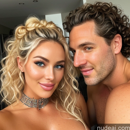 related ai porn images free for Bimbo Busty Huge Boobs Skinny Short Pubic Hair Curly Hair 30s Happy Blonde Scandinavian Swedish Bedroom Front View Nude Choker High Heels Jewelry Bright Lighting Detailed Woman + Man Close Up Vaginal + Creampie