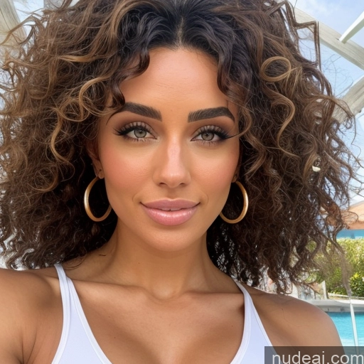 ai nude image of pics of Woman Miss Universe Model Several Perfect Boobs Thick Tanned Skin Tall Curly Hair Abs Big Ass 18 Sexy Face Purple Hair Blonde Crisp Anime Soft + Warm Bathroom Front View Close-up View Working Out Gold Jewelry