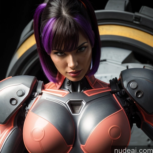 related ai porn images free for Cyborg Woman Bobcut Asian Latina Neon Lights Clothes: Purple Front View Black Hair Purple Hair Mech Suit Sci-fi Armor Bodybuilder Busty Space Suit Abs SuperMecha: A-Mecha Musume A素体机娘 Battlefield Science Fiction Style