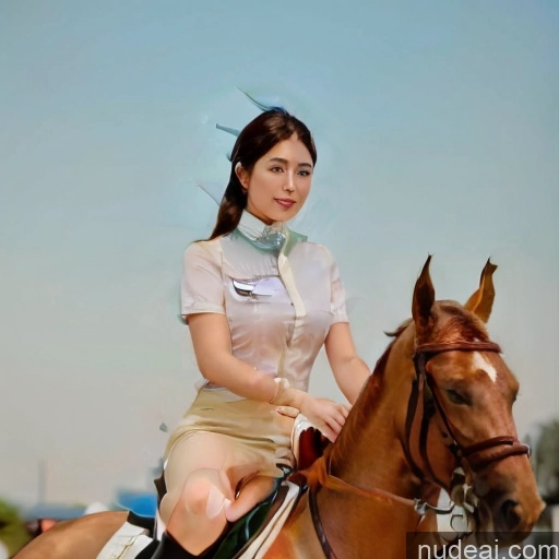 Ahri Wooden Horse Equitation Stewardess Uniform