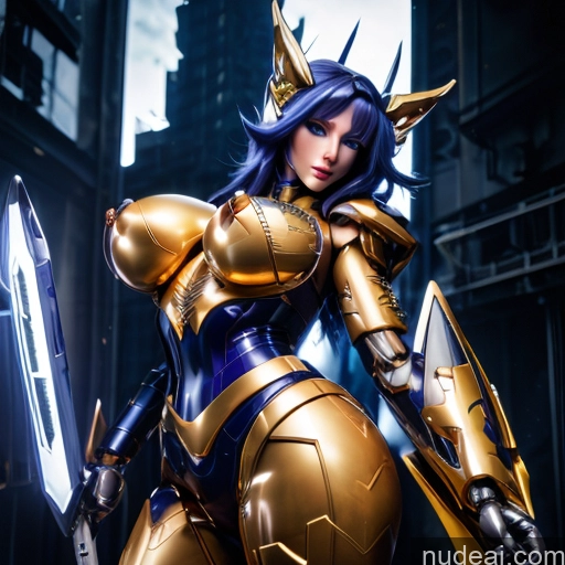 related ai porn images free for Close Up, Extreme Close Up, Dripping Cum SuperMecha: A-Mecha Musume A素体机娘 Deep Blue Eyes Purple Hair Gold Jewelry