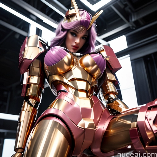 ai nude image of pics of Close Up, Extreme Close Up, Dripping Cum SuperMecha: A-Mecha Musume A素体机娘 Gold Jewelry 18 Nude Rainbow Haired Girl