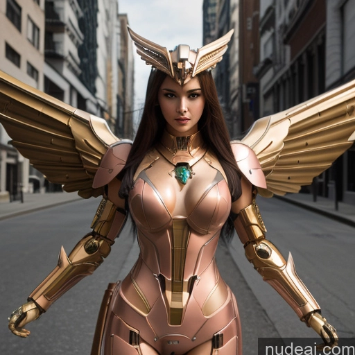 ai nude image of pics of SuperMecha: A-Mecha Musume A素体机娘 Gold Jewelry 18 Nude Hawkgirl