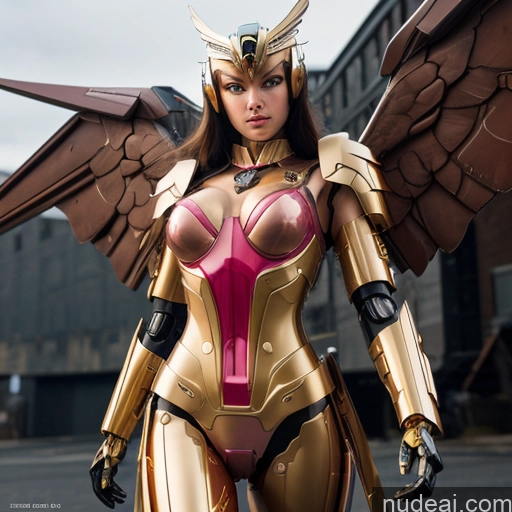 related ai porn images free for SuperMecha: A-Mecha Musume A素体机娘 Gold Jewelry 18 Nude Hawkgirl