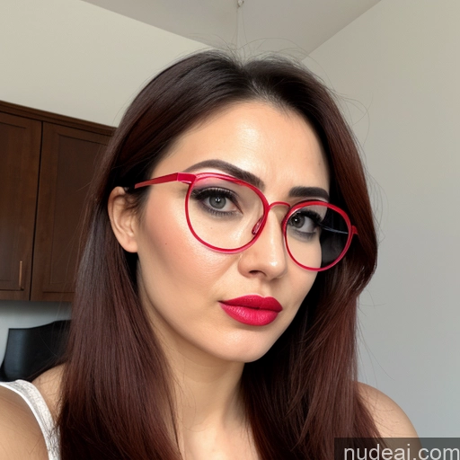 related ai porn images free for Perfect Boobs Woman Busty Glasses Beautiful Lipstick Fairer Skin 20s Angry Ginger Ponytail Arabic Egyptian Beach Front View Spreading Legs Transparent Apron Bright Lighting Detailed