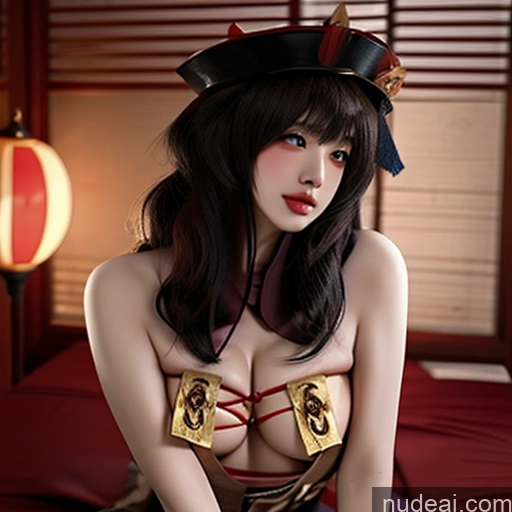 related ai porn images free for Erotic-Jiangshi-China-Zombie Nude Hu Tao: Genshin Impact Cosplayers Bangs Wavy Hair