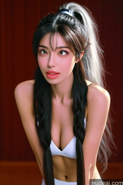 ai nude image of araffe asian woman with long black hair and a white bra pics of Short Perfect Body 18 Orgasm Ahegao Messy Nude Bangs Bending Over Model Perfect Boobs Beautiful Long Hair Close-up View