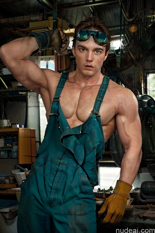 related ai porn images free for Super Saiyan 4 Super Saiyan Bodybuilder Santa Mechanicoveralls, Naked Overalls, Gloves, Goggles On Head, Baseball Cap, Backwards Hat,