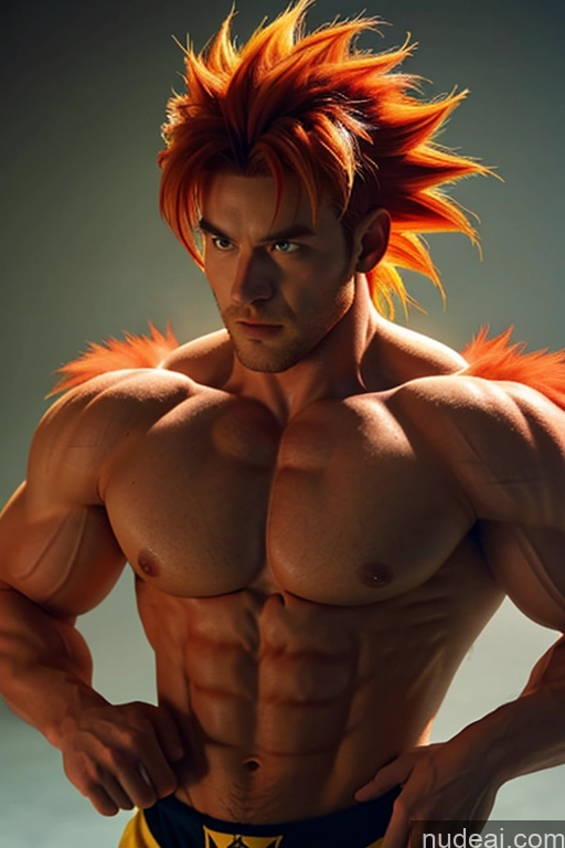 related ai porn images free for Super Saiyan 4 Super Saiyan Bodybuilder Space Suit