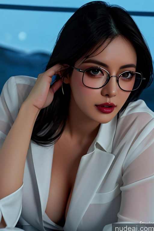 related ai porn images free for Woman Milf One Huge Boobs Glasses 30s Black Hair Messy Indonesian 3d Bedroom Goth Wedding Transparent Sleeping Spreading Legs