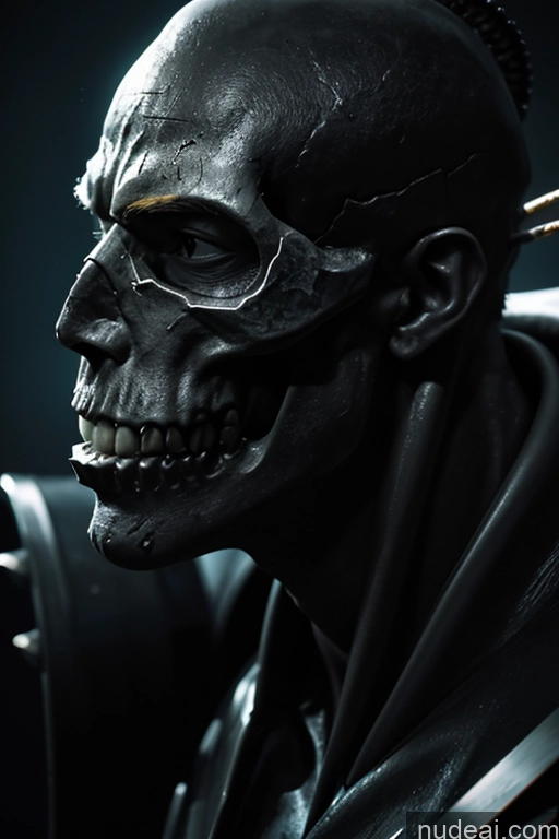 ai nude image of skull with spiked head and spiked ears in a car pics of Glowing, Skull, Armor, Spikes, Teeth, Monster, Dirty, Tentacles, Pus, Pimples, Crack, Truenurgle Battlefield Bodybuilder