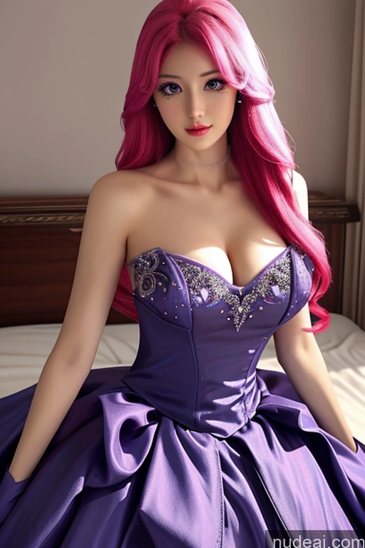 related ai porn images free for BarbieCore Haute Couture | Ball Gown Rainbow Haired Girl