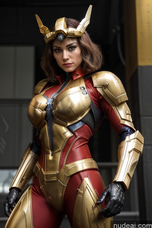 related ai porn images free for Superhero Captain Marvel SuperMecha: A-Mecha Musume A素体机娘 Woman Busty Abs Front View Bodybuilder Muscular Has Wings