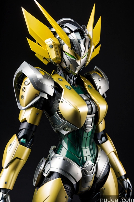 ai nude image of a close up of a robot like figure with a yellow and silver suit pics of Super Saiyan Mech Suit Fantasy Armor Sci-fi Armor SSS: A-Mecha Musume A素体机娘 REN: A-Mecha Musume A素体机娘 ARC: A-Mecha Musume A素体机娘