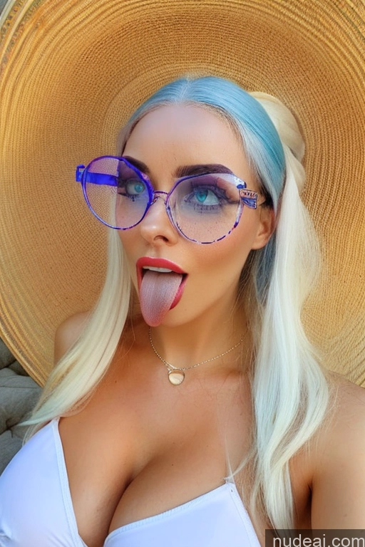 related ai porn images free for Bimbo Two Busty Huge Boobs Glasses Big Ass Big Hips 20s 30s Orgasm Ahegao White Hair Ginger Messy Mirror Selfie Nude