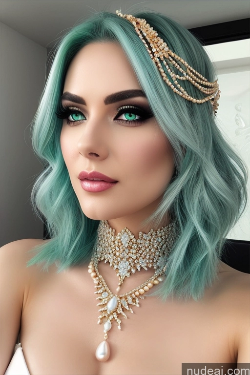 related ai porn images free for Diamond Jewelry Gold Jewelry Pearl Jewelry Elemental Series - Ice Snow Green Hair