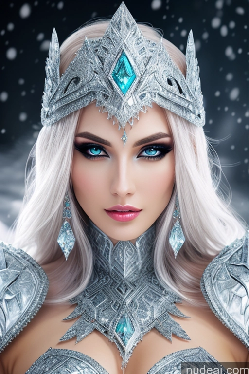 Diamond Jewelry Gold Jewelry Elemental Series - Ice Snow Fantasy Armor