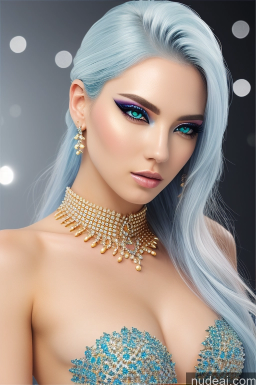 related ai porn images free for Gold Jewelry Elemental Series - Ice Snow Diamond Jewelry Pearl Jewelry Transparent Gtv Style Rainbow Haired Girl