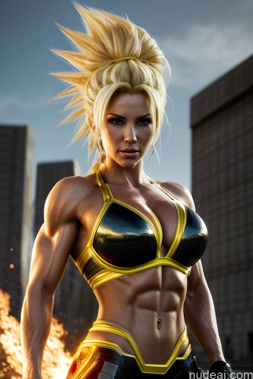 related ai porn images free for Super Saiyan Busty Front View Woman Science Fiction Style Neon Lights Clothes: Yellow Blonde Neon Lights Clothes: Orange Neon Lights Clothes: Red Martial Arts Abs Muscular Cosplay Cyborg Battlefield