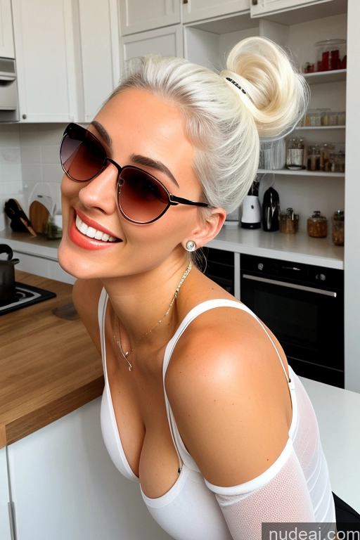 related ai porn images free for Jewelry Back View Bending Over Model Two Skinny Happy Perfect Boobs Sunglasses 18 White Hair Hair Bun German Kitchen Side View Cosplay