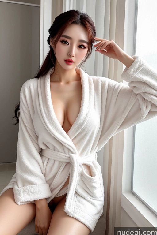 related ai porn images free for Korean Instagram Dolls Partially Nude Bathrobe